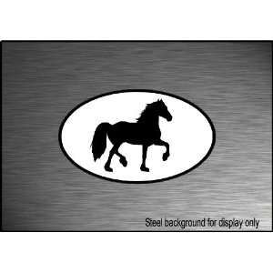  Prancing Horse Decal 3x5 Bumper Sticker: Everything Else