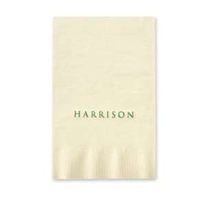 Personalized Stationery   Foil Stamped Trajan Guest Towels 