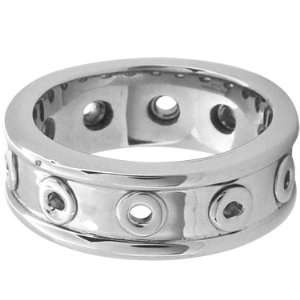   Inox Jewelry Womens Boundless 316L Stainless Steel Ring Jewelry