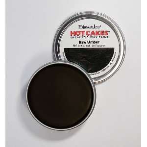  Encaustic Wax Paint Hot Cakes Raw Umber 1.5 fl oz (45ml 
