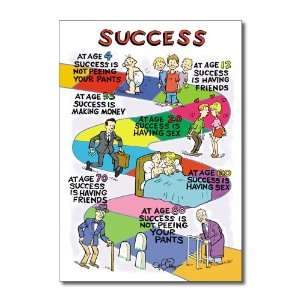  Success Funny Happy Birthday Greeting Card: Office 