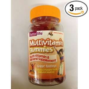  3 Pack  Betterlife Multivitamins Gummies Health 