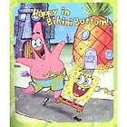 Spongebob Squarepants Fleece Throw Blanket   Happy in B