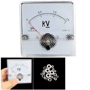   5KV Square Analog Volt Voltmeter Panel Meter Gauge: Home Improvement