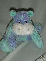 Baby Gund Sprinkles Speckles Purple Green Hippo 58119  