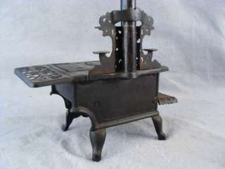 Antique Crescent Cast Iron Miniature Toy Stove  