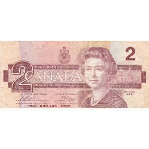  1986 Canada 2 Dollar Bill: Everything Else