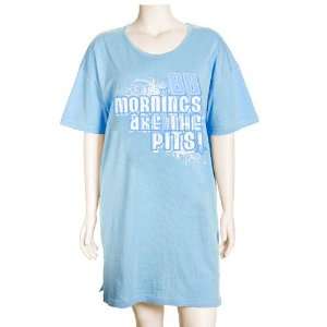   Ladies Light Blue Mornings Are The Pits Nightshirt