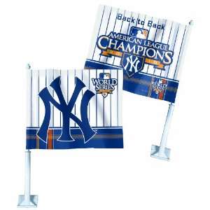  MLB 2010 New York Yankees ALCS Champ Car Flag