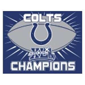    Indianapolis Colts Super Bowl 41 Champ Car Flag