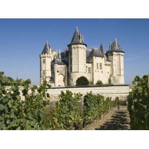around the Chateau De Saumur, Maine et Loire, Pays De La Loire, France 