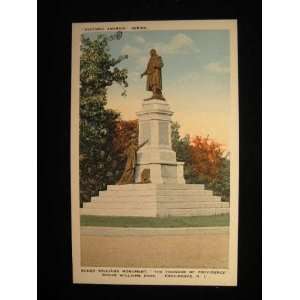  Roger Williams Monument, Providence, RI 1920s PC not 
