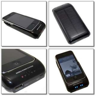 For iPhone 3G 3GS Battery Charger Case Power Pack Solar  