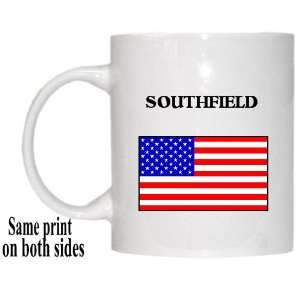  US Flag   Southfield, Michigan (MI) Mug 