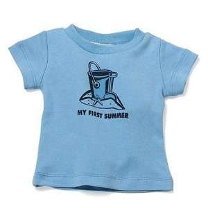  UV Protective My First Summer T Shirt   Baby Blue 18 