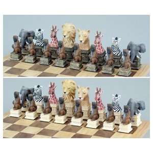   Wildlife Animal Chess Set, King4   Chess Chessmen