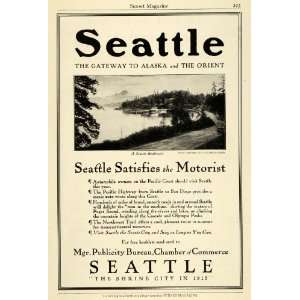 1915 Ad Seattle Washington Chamber Commerce Travel Tourism Pacific 