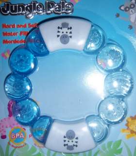 NEW JUNGLE PALS HARD & SOFT WATER TEETHER, ASSORTED, Diaper Cakes 