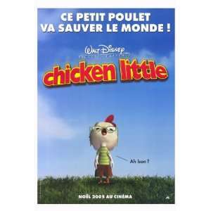 Chicken Little (2005) 27 x 40 Movie Poster French Style A  