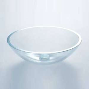 RonBow 420102 L1 17 Round Vessel Sink in Crystal / Transparent 420102