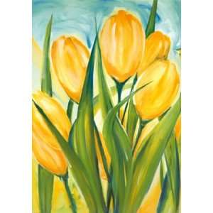  Giant Yellow Tulips by Alfred Gockel 28x39 Kitchen 