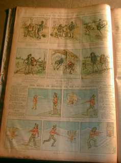 1898 newspaper w 1st COLOR COMICS by FREDERICK BURR OPPER in era of 