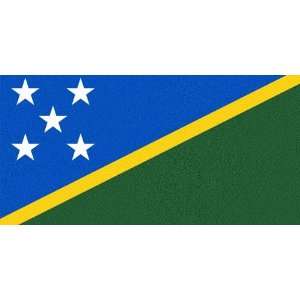 Solomon Islands Flag 6 inch x 4 inch Window Cling