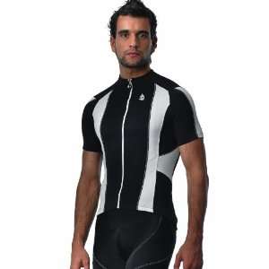  Etxeondo Bantu Cycling Jersey Black/White Size M Sports 