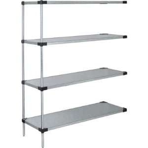  Quantum Solid Shelf Unit System   63in.H Add On Unit with 