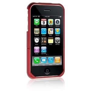  Iphone 3g 2nd Generation Rubber Slide Case Front Open Red 