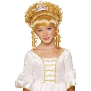   Rubies Costumes Blonde Child Wig with Tiara / Yellow 