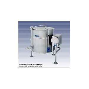   Gallon Steam Jacketed Kettle with 2 Tangent Draw Of