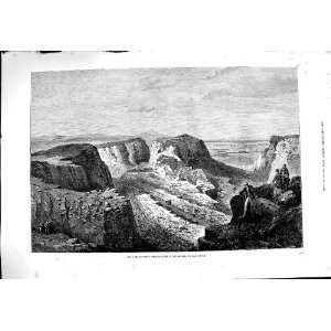  1877 Dr. SchliemannS Excavations Hissarlik Mountains 