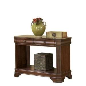  Traditional Medium Brown Sofa Console Table: Furniture 