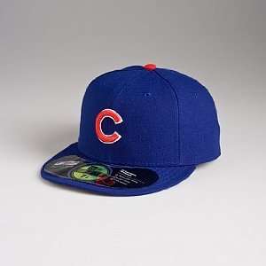 MLB New Era 5950 FITTED Chicago CUBS 7 1/4 Home Blue Hat Cap Authentic 