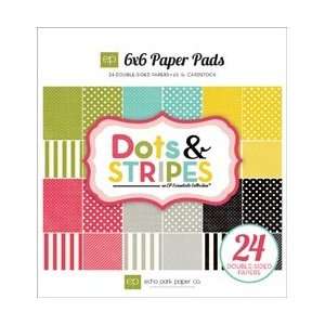  Echo Park Paper Dots & Stripes 2 Soda Fountain Cardstock 