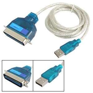  Gino USB 2.0 to Parallel IEEE1284 Print Adapter Cable Cord 