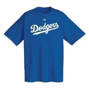   Los Angeles Dodgers Majestic 100% Cotton T Shirt: Sports & Outdoors
