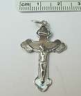 Sterling Silver Small Crucifix Cross Pendant Charm