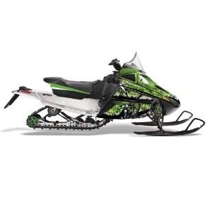   Fits: Arctic Cat F Series Snowmobile Sled Graphic Kit: Reaper   Green