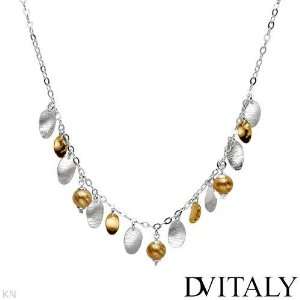 Genuine Dv Italy (TM) Necklace. Dv Italy Gold Plated Silver Necklace 