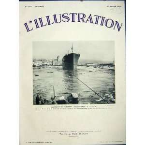    Passenger Ship Paul Doumer Ciotat French Print 1933