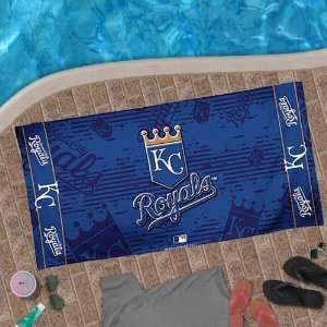  Kansas City Royals Beach Towel 30x60 Fiber Reactive 