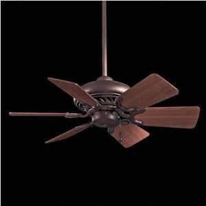 Bundle 84 Supra 32 Blade Small Room Ceiling Fan in Oil Rubbed Bronze 
