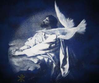   ~Holy Spirit Comforter~Christian Fabric Quilt Panel~Easter  