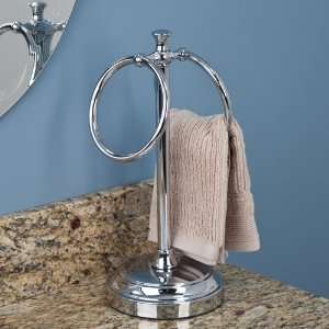  Clarksdale Countertop Towel Ring   Chrome: Home 