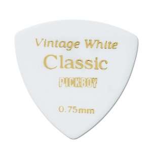  Pickboy Vintage Pick, Classic White Triangle, Cellulose, 0 