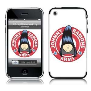   iPhone 2G 3G 3GS  Johnny Ramone Army  Toonhead Skin Electronics