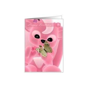  Happy Birthday cute skunk pink Card Health & Personal 