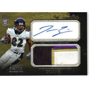  2011 Topps Inception Torrey Smith Ravens RC Autograph 